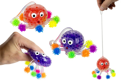 2″ Squishy Octopus With Beads