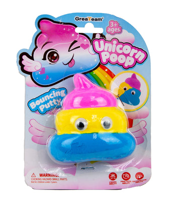 3.5″ Unicorn Poop Bouncing Putty