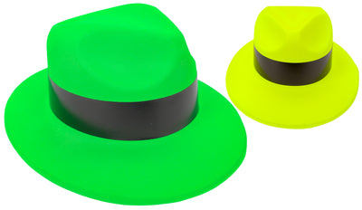 Neon Fedora Hats