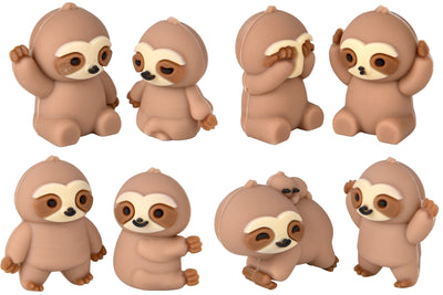 1″ Mini Sloth Figures