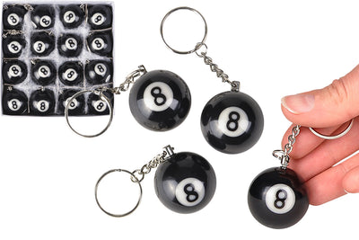 1″ 8 Ball Keychain