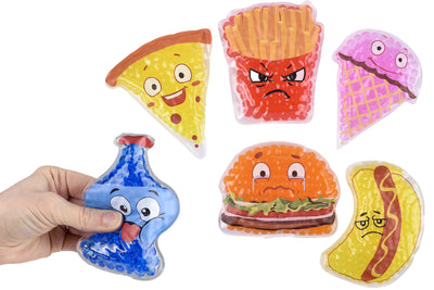 5″ Squishy Bead Foods (6 Assorted)