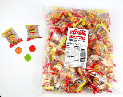Gummi Burgers 101 Pieces Per Bag