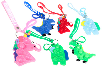 3.5″-4″ Popit Assortment With Clip & Strap