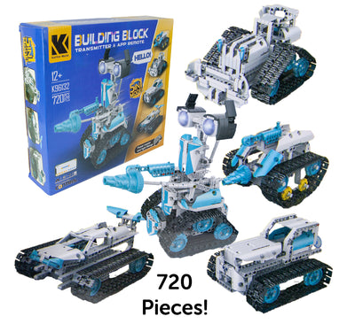 11.5″ 5-In-1 RC Building Block Vehicle