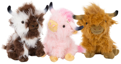 10″ Highland Cow (3 Assorted)