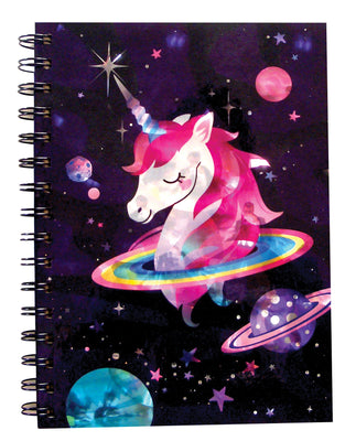 8.25″ Unicorn Spiral Notebook