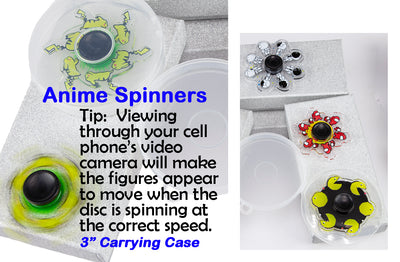 Anime Spinners In 3″ Case